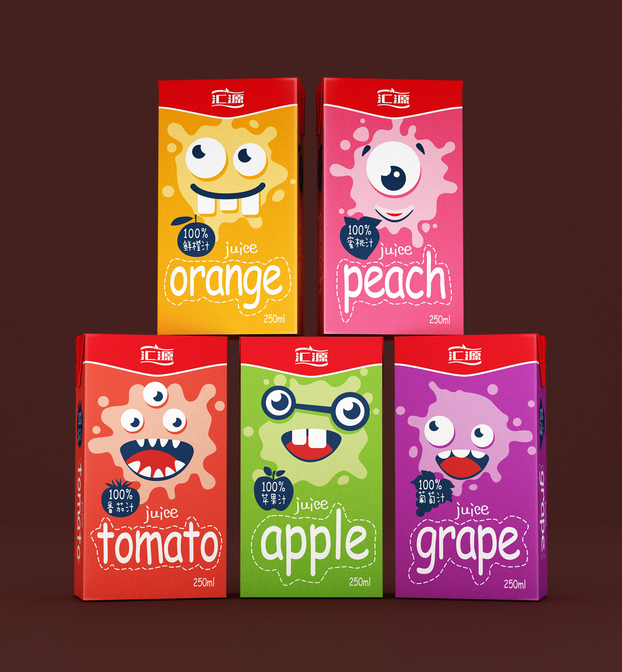果汁饮料包装设计，果汁包装设计公司，果汁创新包装设计，功能饮料包装设计