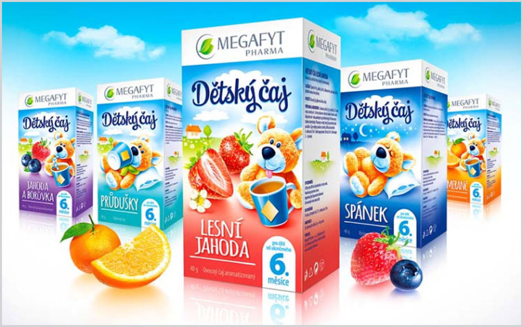 Megafyt - 儿童茶包装设计