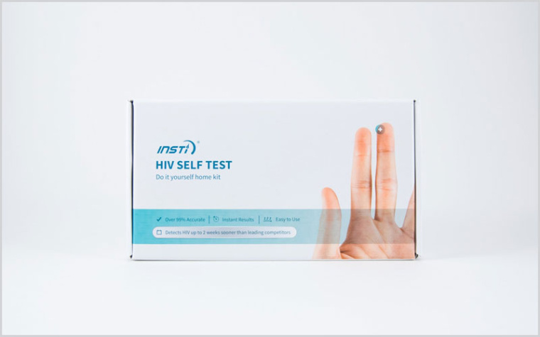 Insti艾滋病自我检测包装设计