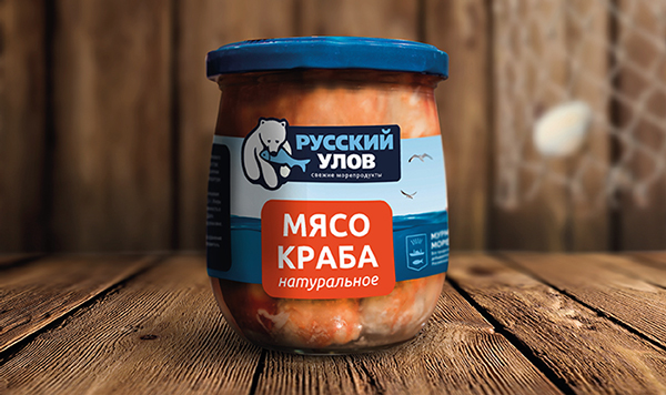 俄罗斯русская海鲜产品包装设计